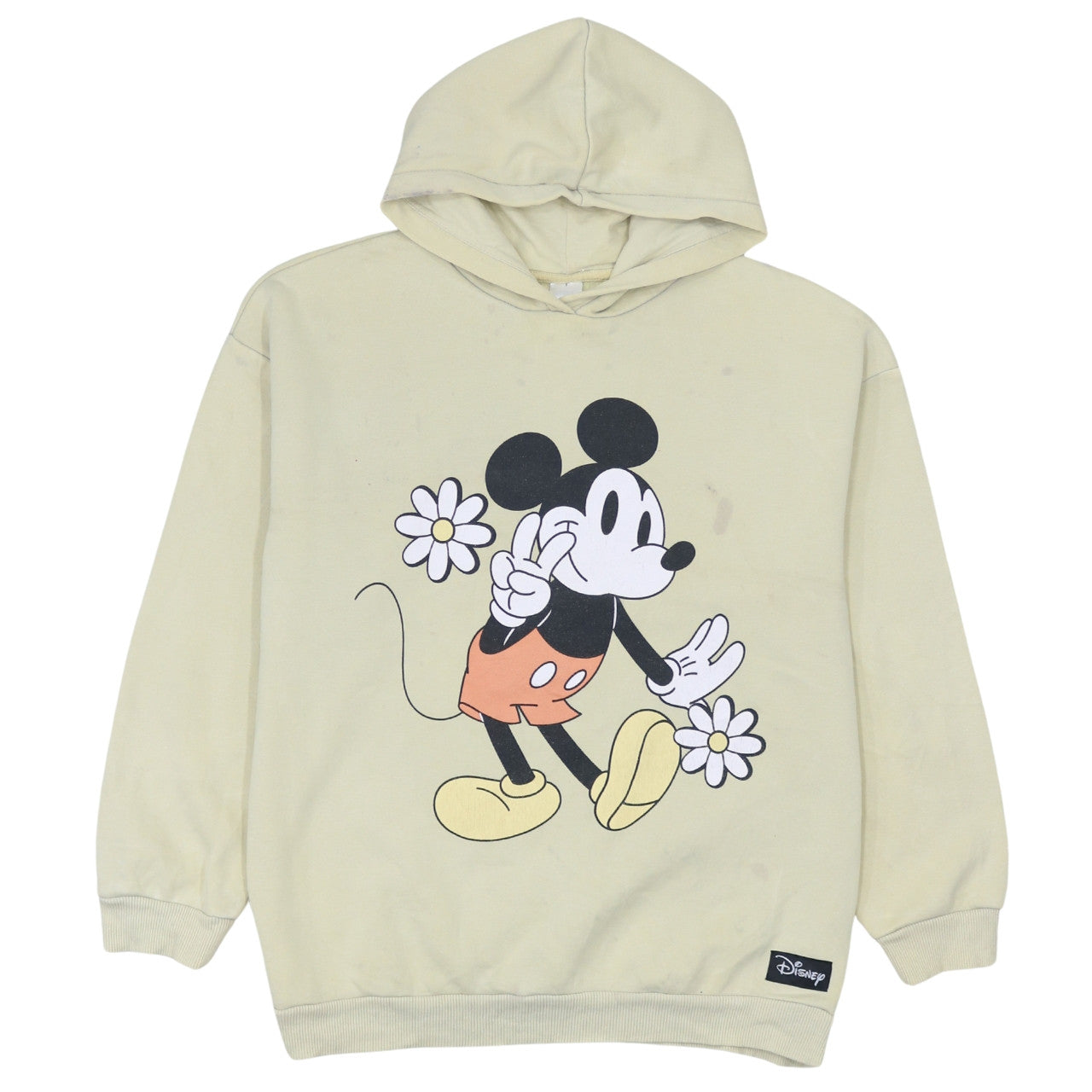 Girls UK Size 13-14 Years Disney Beige Pullover Hoodie
