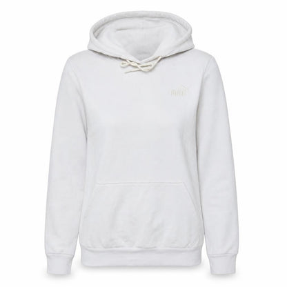 Womens UK Size S PUMA White Pullover Hoodie