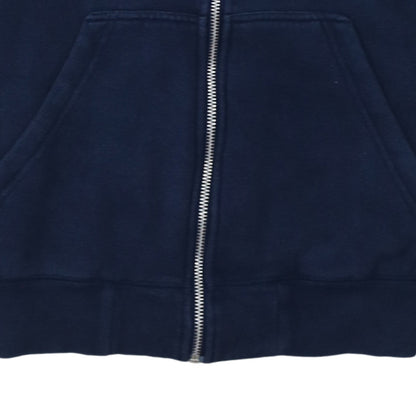 Mens UK Size S adidas Blue Full Zip Hoodie