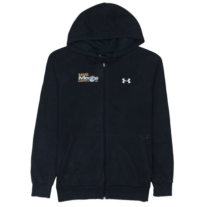 Mens UK Size S Under armour Black Full Zip Hoodie