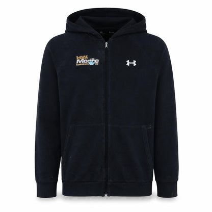 Mens UK Size S Under armour Black Full Zip Hoodie
