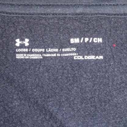 Mens UK Size S Under armour Black Full Zip Hoodie