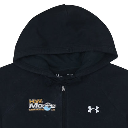 Mens UK Size S Under armour Black Full Zip Hoodie