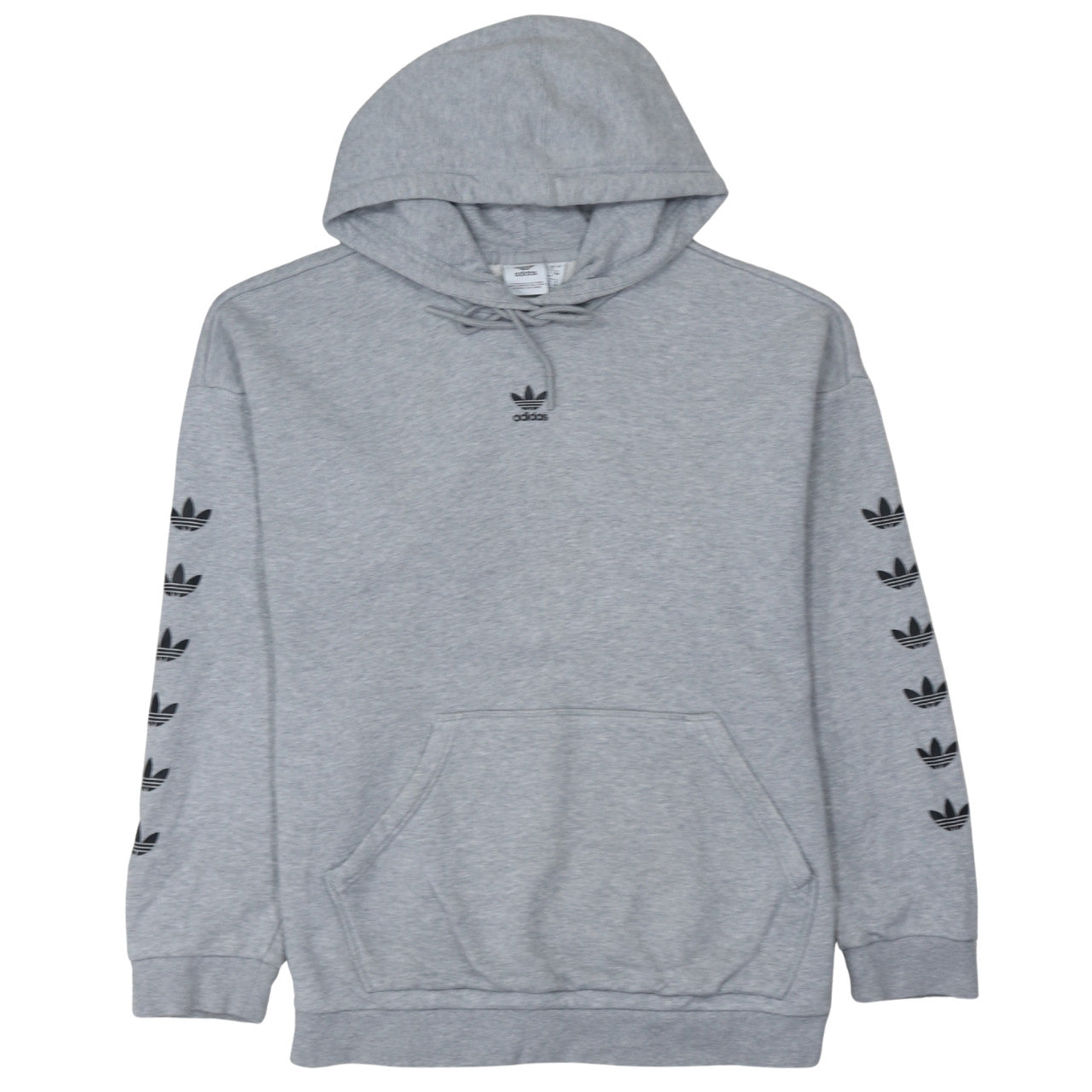 Womens UK Size 12 adidas Grey Pullover Hoodie