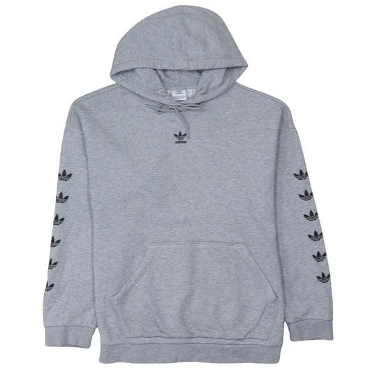 Womens UK Size 12 adidas Grey Pullover Hoodie
