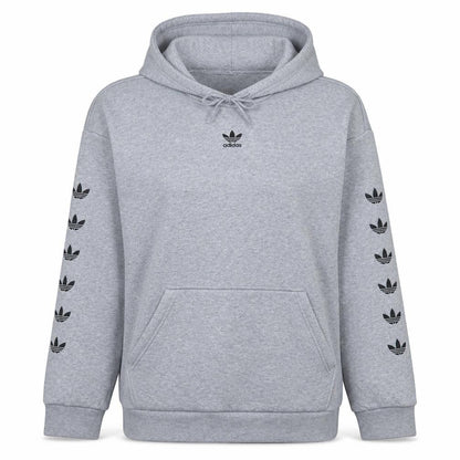 Womens UK Size 12 adidas Grey Pullover Hoodie