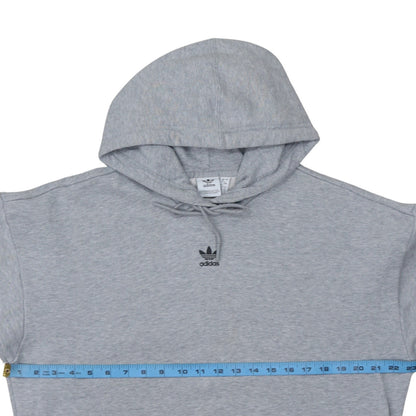 Womens UK Size 12 adidas Grey Pullover Hoodie