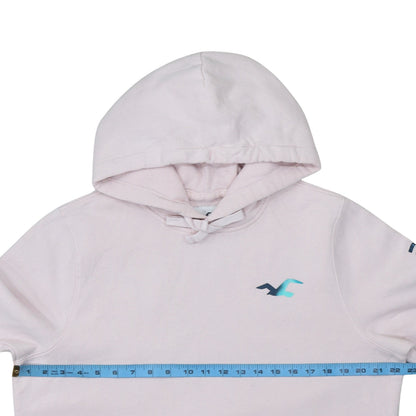 Womens UK Size L Hollister Pink Pullover Hoodie