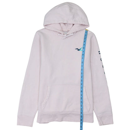 Womens UK Size L Hollister Pink Pullover Hoodie
