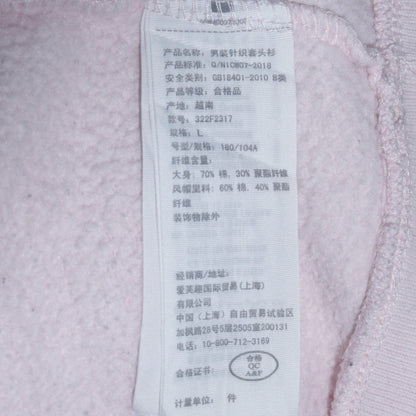 Womens UK Size L Hollister Pink Pullover Hoodie