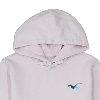 Womens UK Size L Hollister Pink Pullover Hoodie