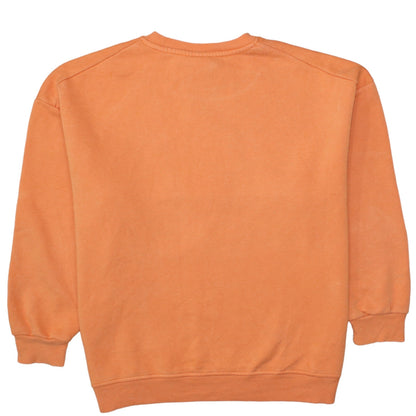 Womens UK Size 10/12 Disney Orange Pullover Sweatshirt
