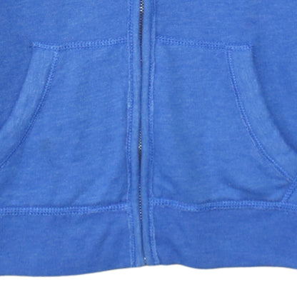 Womens UK Size L Hollister Blue Full Zip Hoodie