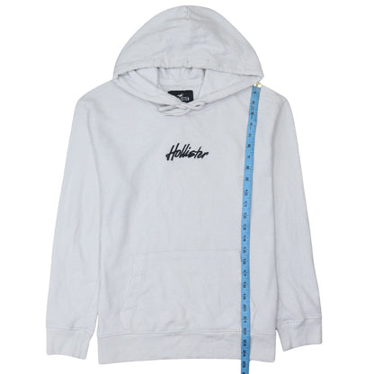 Mens UK Size XS Hollister White Pullover Hoodie