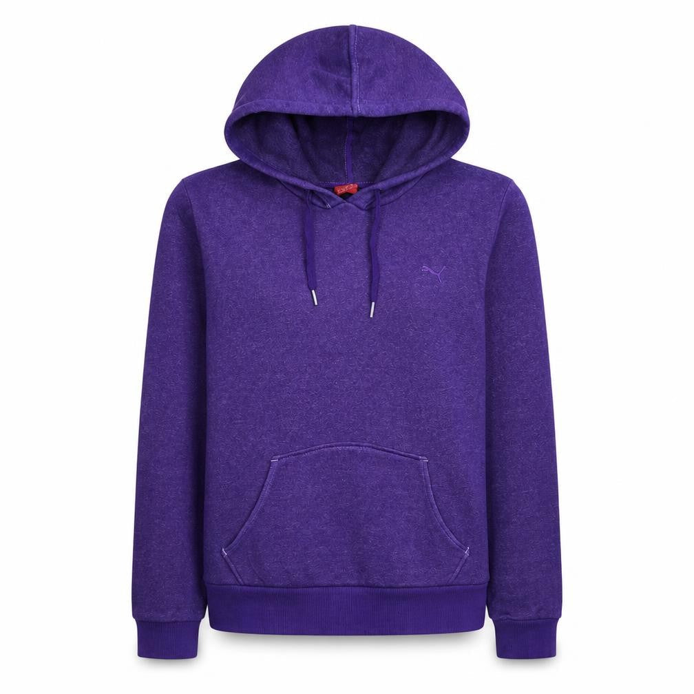 Womens UK Size 14 PUMA Purple Pullover Hoodie
