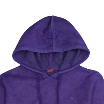Womens UK Size 14 PUMA Purple Pullover Hoodie