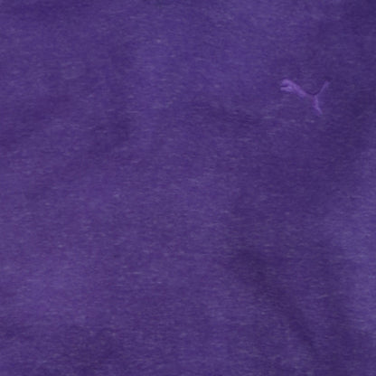 Womens UK Size 14 PUMA Purple Pullover Hoodie