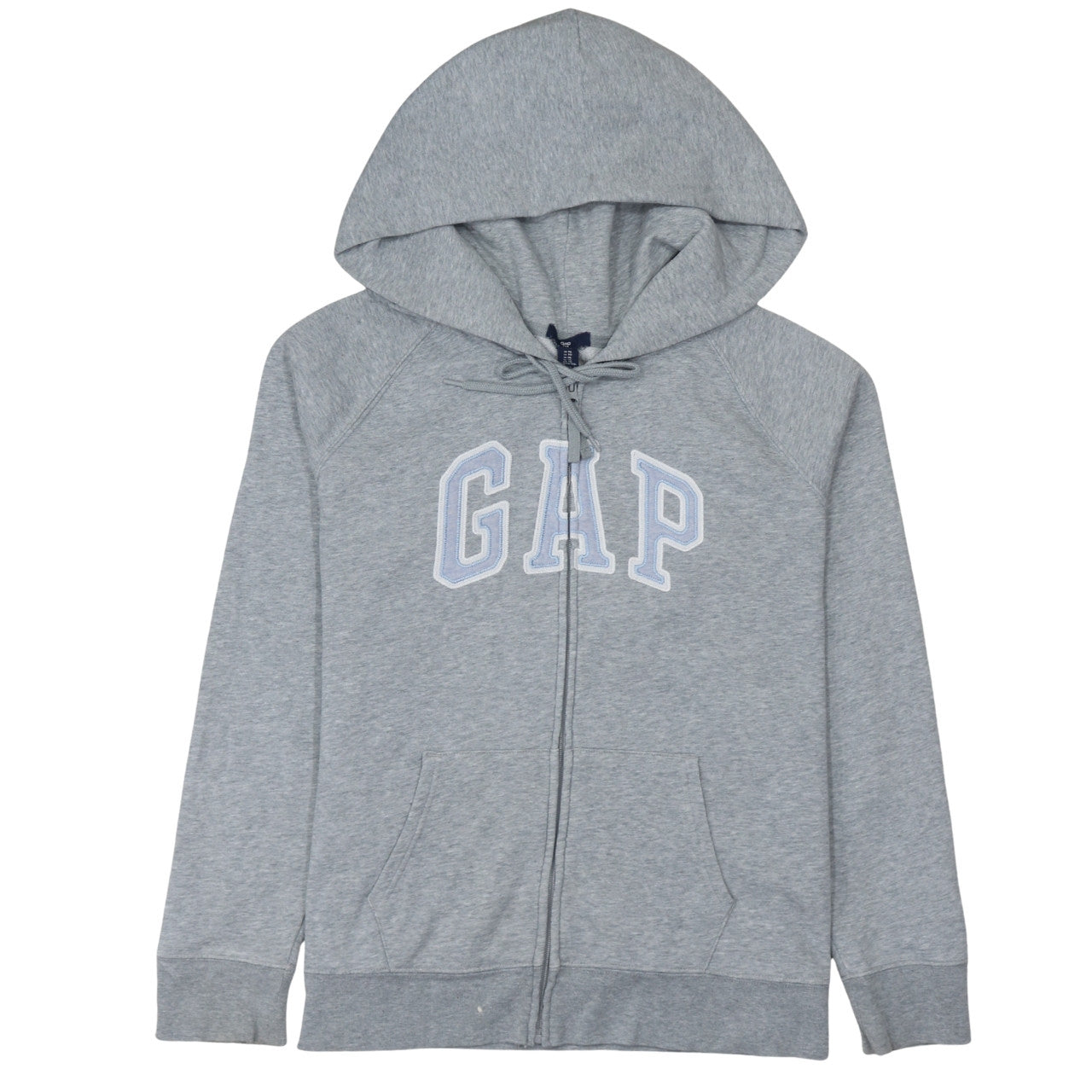 Womens UK Size XL Gap Grey Full Zip Hoodie