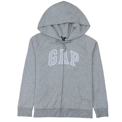 Womens UK Size XL Gap Grey Full Zip Hoodie