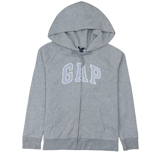 Womens UK Size XL Gap Grey Full Zip Hoodie