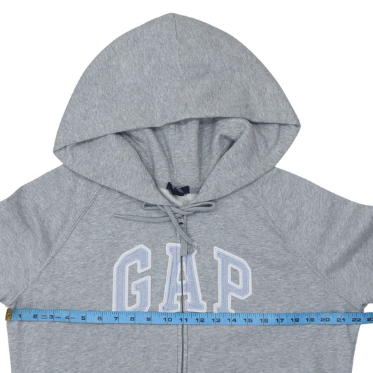 Womens UK Size XL Gap Grey Full Zip Hoodie