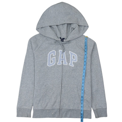 Womens UK Size XL Gap Grey Full Zip Hoodie