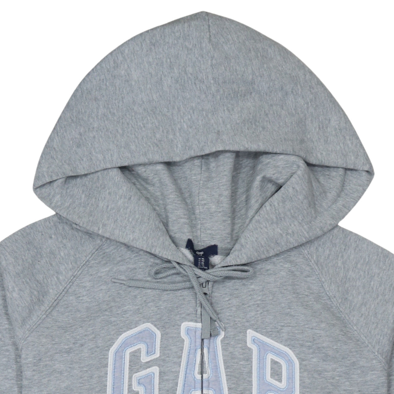 Womens UK Size XL Gap Grey Full Zip Hoodie