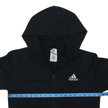 Mens UK Size S adidas Black Full Zip Hoodie