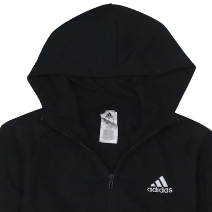 Mens UK Size S adidas Black Full Zip Hoodie