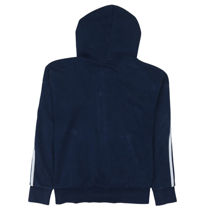 Womens UK Size S adidas Blue Full Zip Hoodie