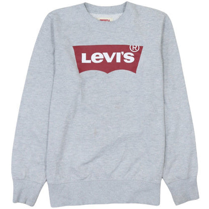 Levi's Boys Grey Sweatshirt 16 Years Crew Neck Logo Pullover