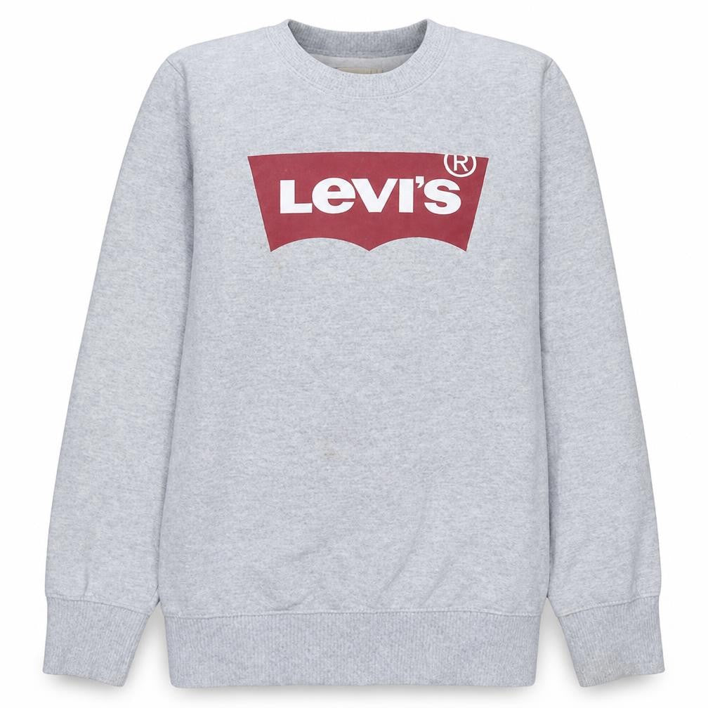 Levi's Boys Grey Sweatshirt 16 Years Crew Neck Logo Pullover