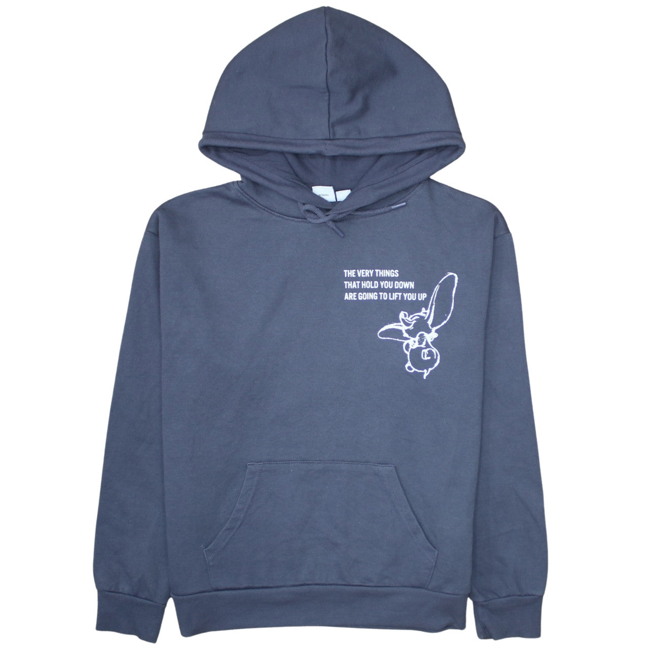 Womens UK Size 10/12 Disney Blue Pullover Hoodie
