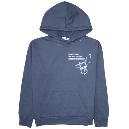 Womens UK Size 10/12 Disney Blue Pullover Hoodie