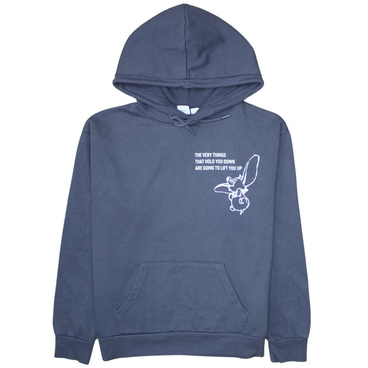 Womens UK Size 10/12 Disney Blue Pullover Hoodie