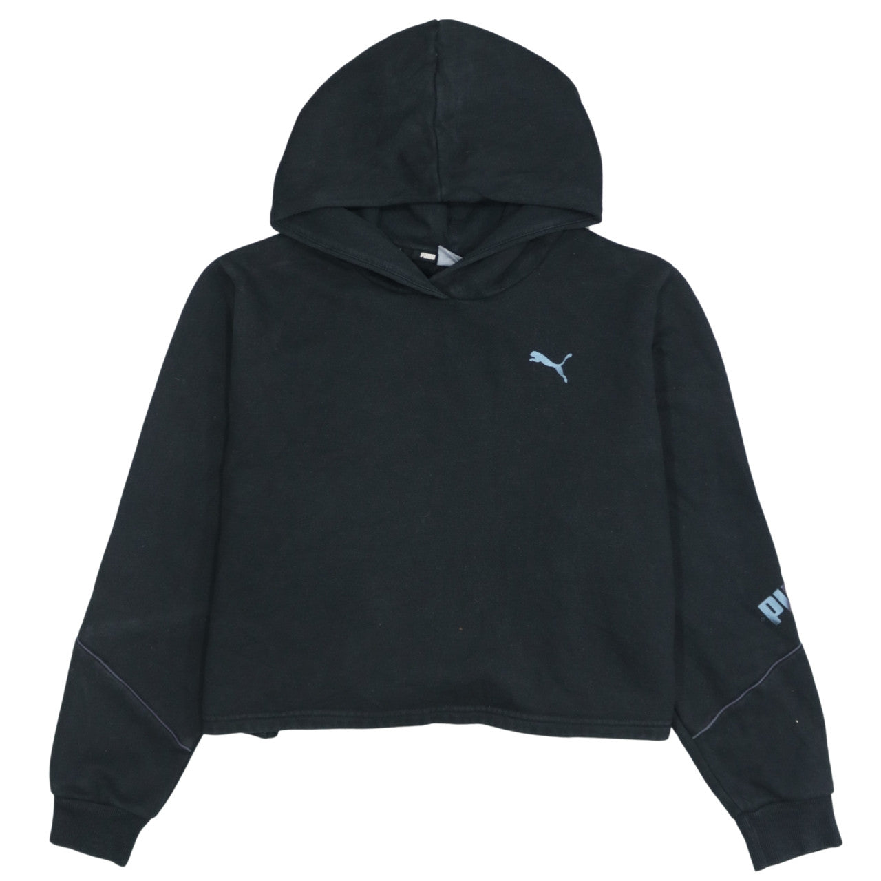 Womens UK Size 10 PUMA Black Pullover Hoodie