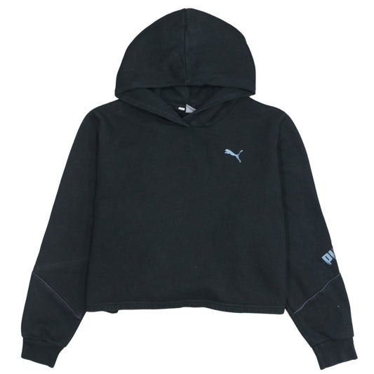 Womens UK Size 10 PUMA Black Pullover Hoodie