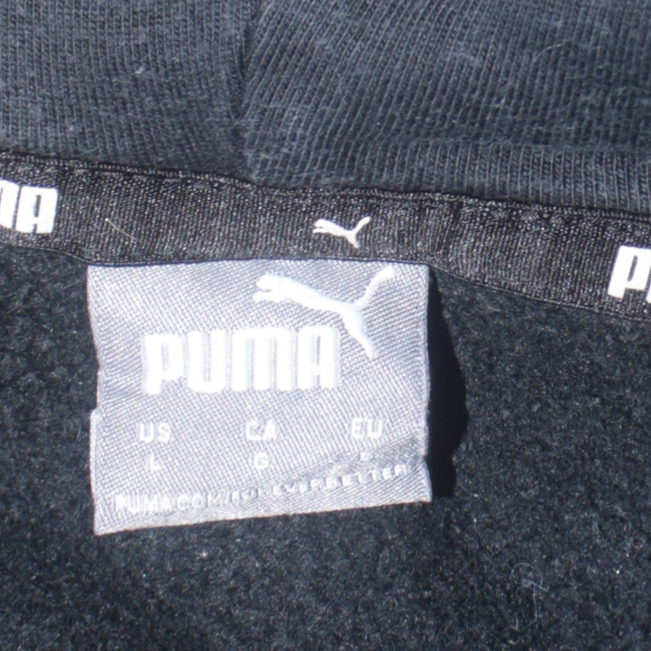 Womens UK Size 10 PUMA Black Pullover Hoodie