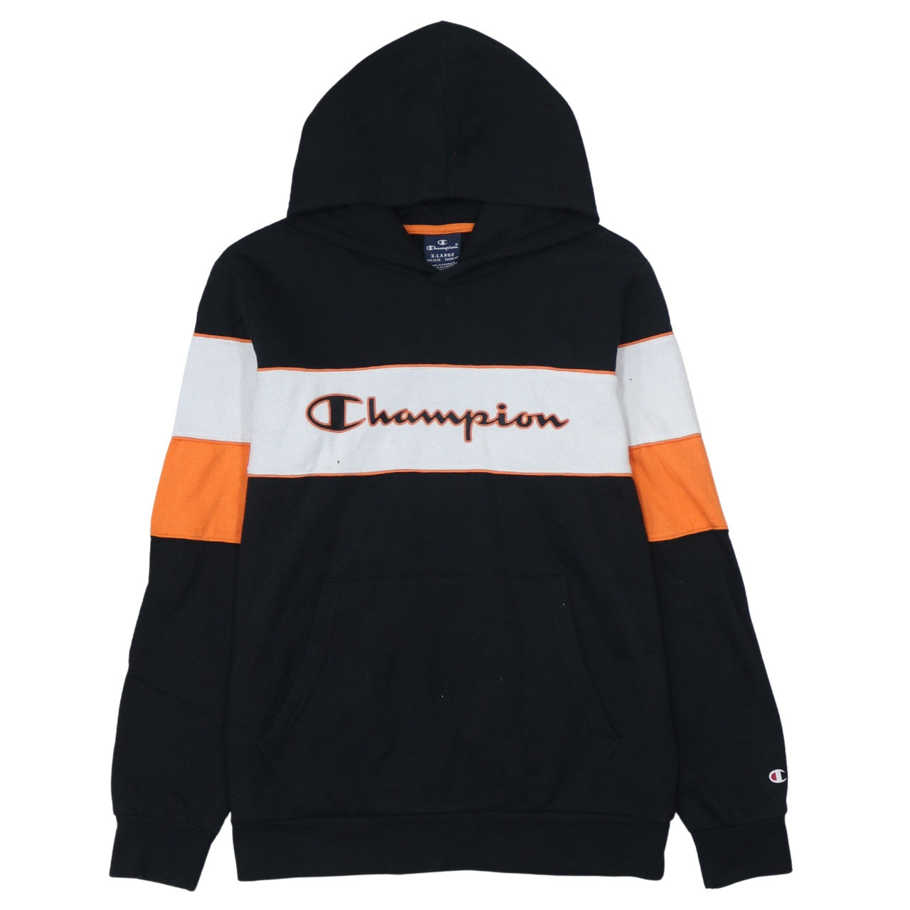 Boys UK Size 13-14 Years Champion Black Pullover Hoodie