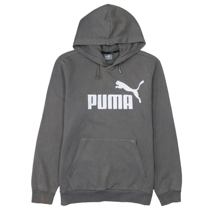 Mens UK Size S PUMA Grey Pullover Hoodie