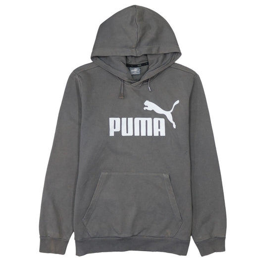 Mens UK Size S PUMA Grey Pullover Hoodie