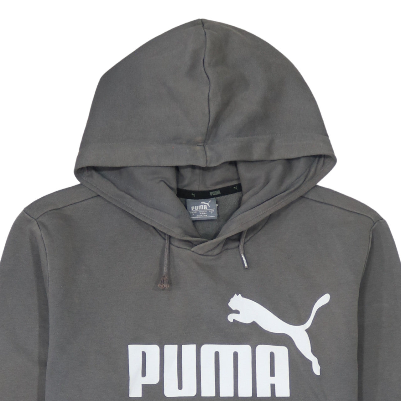 Mens UK Size S PUMA Grey Pullover Hoodie