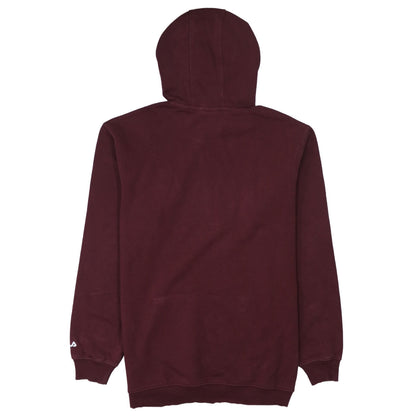 Mens UK Size S FILA Red Pullover Hoodie