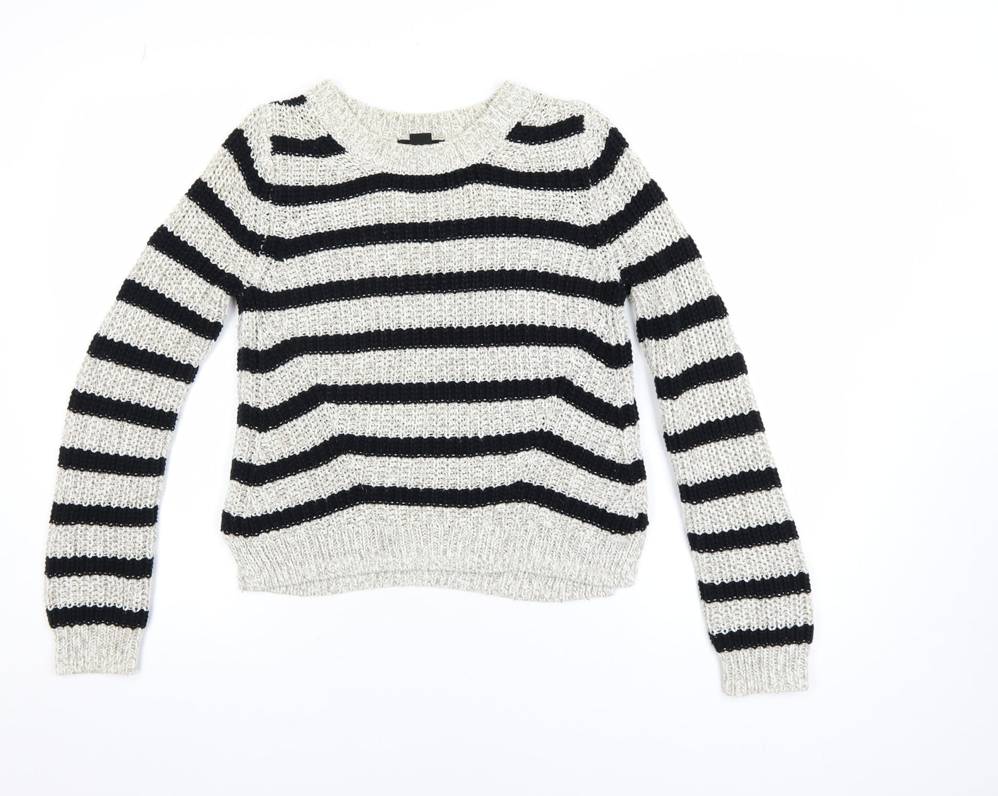 Womens UK Size XS H&M Black Pullover Jumper