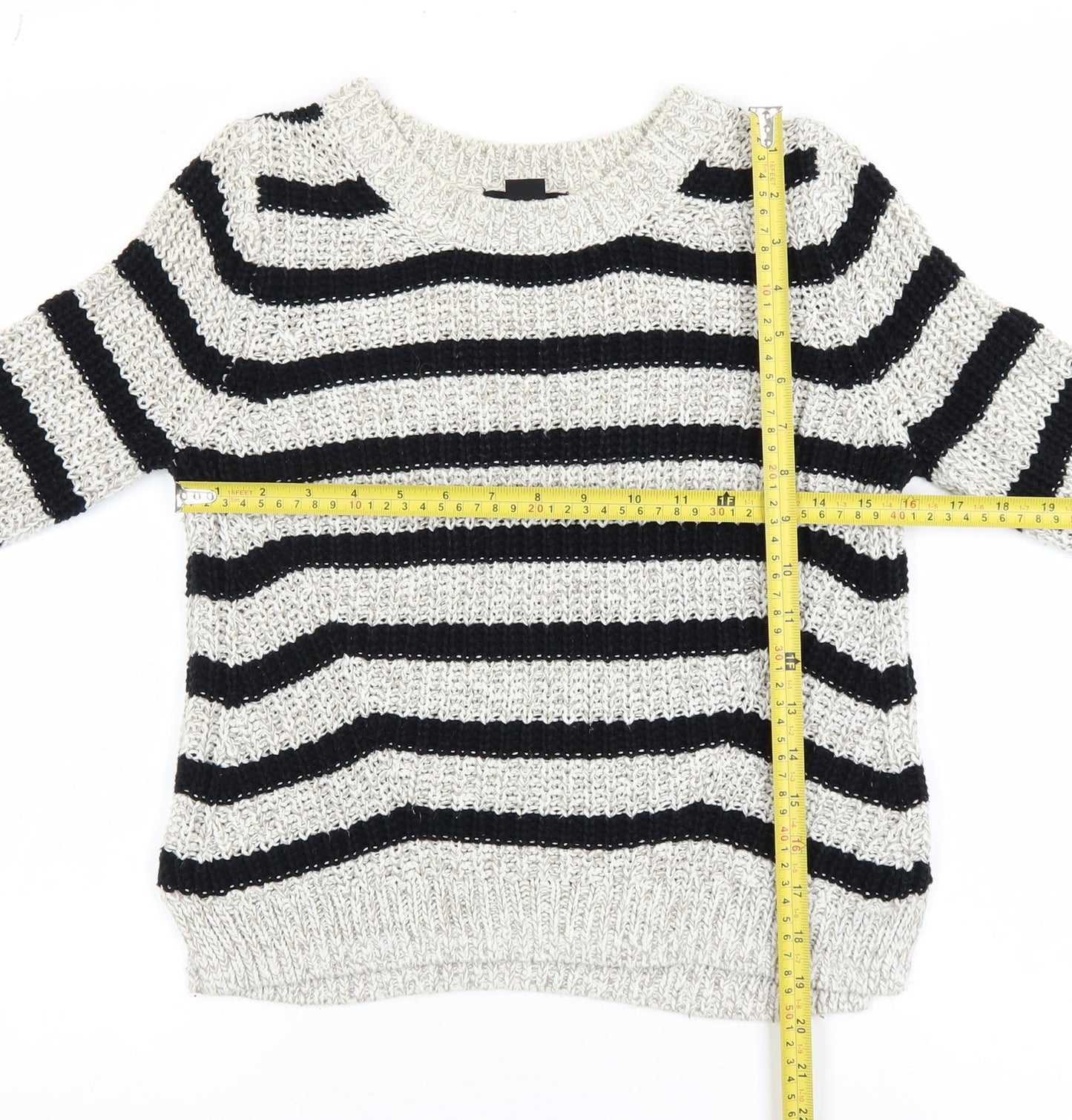 Womens UK Size XS H&M Black Pullover Jumper