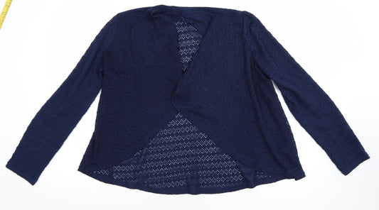 Womens UK Size S Oasis Blue Cardigan Jumper