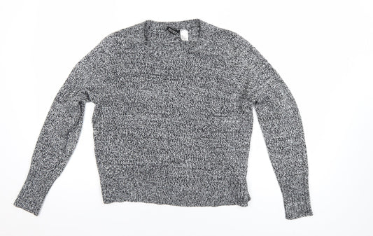 Womens UK Size 8 H&M Grey Pullover Jumper