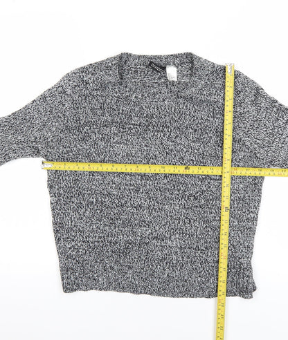 Womens UK Size 8 H&M Grey Pullover Jumper