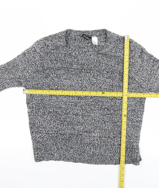 Womens UK Size 8 H&M Grey Pullover Jumper