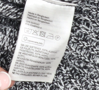 Womens UK Size 8 H&M Grey Pullover Jumper
